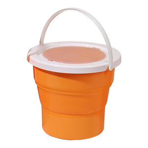 Cubo Plegable Portátil con Tapa, 5L 10L 17L, de Plástico, para Camping, Pesca, Limpieza y Almacenamiento Doméstico - Product Image 2