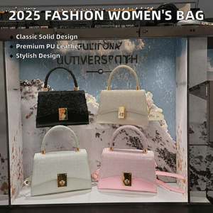 Bolso bandolera de cuero genuino de marca con correas modernas, portátil y ligero para mujer - Product Image 2