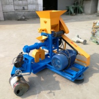 Extrudeuse sèche pour faire des croquettes de céréales et des ingrédients de viande pour chiens chats et poissons flottant fabrication d'aliments pour poissons