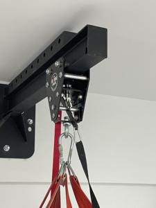 Steel MMA Boxing <strong>Bag</strong> Rack <strong>Wall</strong> Mounted <strong>Punching</strong> <strong>Bag</strong> Rail Pulley Track Stand with Custom Logo - Product Image 6