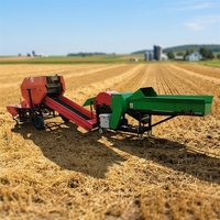 Presse à balles carrées haute densité Longmiao et machine d'emballage avec moteur pour ensilage de maïs, paille, foin, herbe, fourrage – Haute sécurité