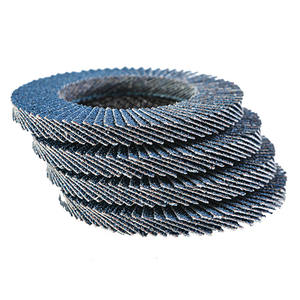 Disque à lamelles en zircone bleue 115*22mm, surpasse l'oxyde d'aluminium standard en termes de vitesse et de durabilité - Product Image 1