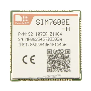 高速低成本4G CAT4 SIM7600E-H多频段LTE-TDD/LTE-FDD/HSPA + 和GSM/GPRS/EDGE模块在SMD类型