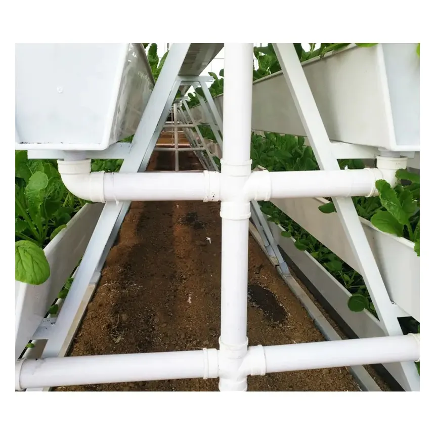 딸기와 야채를 위한 PVC 식물 성장 개골창 hydroponic 성장 여물통