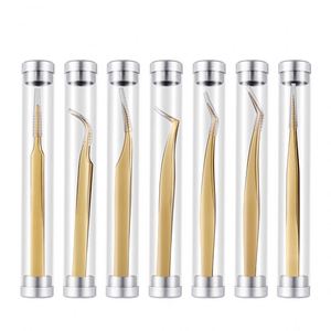 Pinzas para Pestañas de Alta Calidad con Logotipo Personalizado, Punta de Fibra, Acero Inoxidable, Pinzas de 90 Grados para Extensiones de Pestañas - Product Image 4