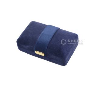 Caja de Terciopelo de Alta Calidad para Anillos de Diamantes, Elegante Caja de Regalo de Joyería, Caja de Terciopelo y Cuero para Pulseras, Collares y Joyas - Product Image 1
