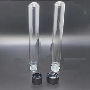 Chemisches Glas Test wanne 8ml 10ml 15ml 20ml 25ml Kunststoff-Schraub verschluss Glas Reagenzglas