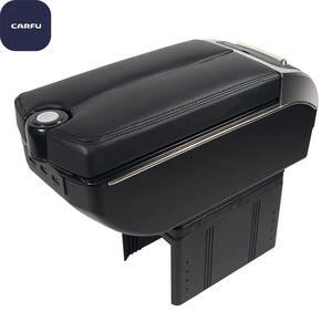 Hot Selling CARFU Universal Luxury Auto Armrest <b>Console</b> Box Cup Holder ABS/Metal/Plastic Base New China-Chic Design Car - Product Image 1