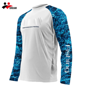 Chemises de poisson à manches longues par sublimation protection solaire <span class=keywords><strong>anti</strong></span> <span class=keywords><strong>UV</strong></span> sur mesure vêtements de pêche <span class=keywords><strong>maillot</strong></span> de pêche à séchage rapide - Product Image 5