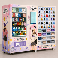 Distributore Automatico Intelligente AI per Pagamenti Senza Contanti con Carta di Credito, T-Shirt, Cappelli e Calzini Personalizzati a Tema Anime e Parchi Divertimento
