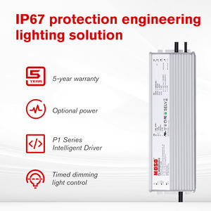 Driver LED programmable Moso P1 320W isolé pour éclairage de culture d'herbes aromatiques en intérieur, étanche IP67, intensité variable, alimentation à courant constant - Product Image 2