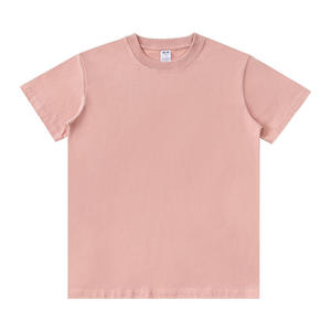 เสื้อยืดผู้ชายผ้าฝ้ายเรียบ แขนสั้น คอกลม ทรงปกติ สีพื้น ผ้าถักลำลอง ระบายอากาศได้ดี มีโลโก้ด้านหน้า - Product Image 5
