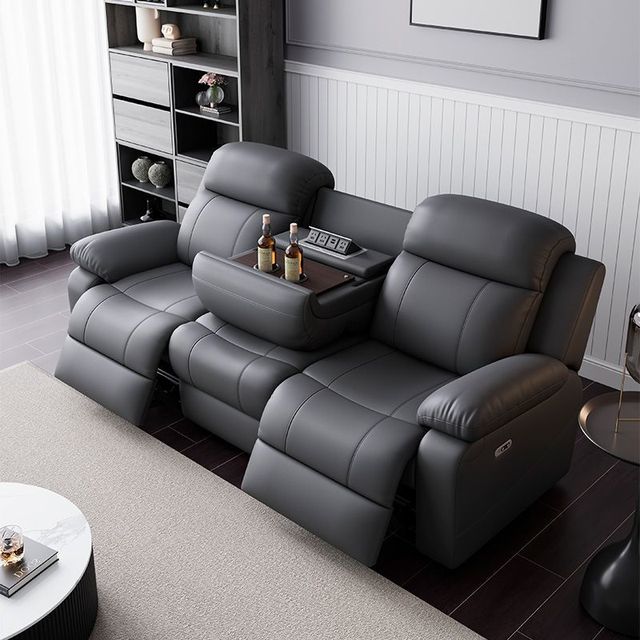 Modern Zero-Gravity Wall-Mounted Electric Moisture-Proof Space Capsule Home Theater Small Apartment Living Room Three-Seater