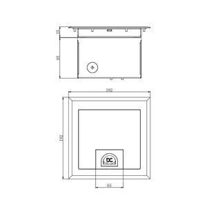 Boîte de sol électrique en acier inoxydable sécurisée avec mécanisme de fermeture douce et couvercle autobloquant - Product Image 6