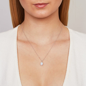 Collier géométrique pour femmes en argent sterling 925, élégant, avec opale ovale, bijoux en opale, pendentif - Product Image 2