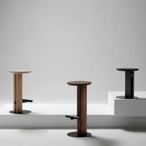 Silla de <span class=keywords><strong>Bar</strong></span> de Madera Maciza Nórdica, Silla de <span class=keywords><strong>Bar</strong></span> de Metal de Lujo Ligero, Taburete Alto, Silla Alta Creativa y Sencilla - Product Image 2