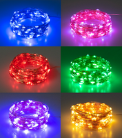 Guirlande lumineuse alimentée par USB lumière blanche chaude décorative intérieure 1M 5m10m 100 Led fil de cuivre LED guirlandes lumineuses