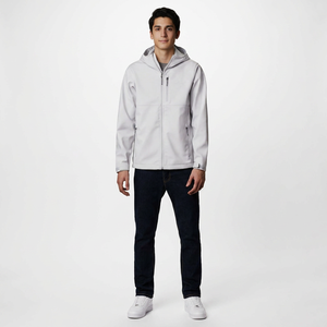 Fashion New Design Men's Autumn <b>Canvas</b> Stand Collar Jacket High Quality Breathable Fabric Front Logo for Business - Product Image 1