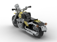 Set Model Motor Seri Kreatif Rakitan Desain Kustom, Blok Bangunan Kreatif, Mainan Bata Plastik ABS