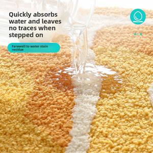 Alfombra de Baño Antideslizante con Diseño de Frutas, Alfombra Creativa para Entrada del Hogar, Altamente Absorbente, Lavable a Máquina, Decorativa - Product Image 2