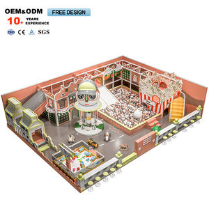 Distributeur d'équipement de terrain de jeu de toboggan de château sur le thème des bonbons rouges d'intérieur pour les communautés pour le jeu des enfants - Product Image 6