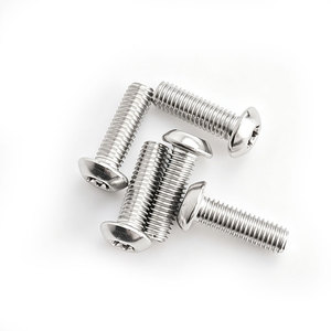Tornillos y Pernos de Seguridad Antirrobo de Acero Inoxidable, Cabeza Plana, Métricos M3-M10 - Product Image 2