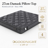 Surmatelas à ressorts ensachés durable de Chine, fabrication OEM/ODM, 5/7 zones, sur mesure, fermeté, tissu, logo, pour chambre d'hôtel