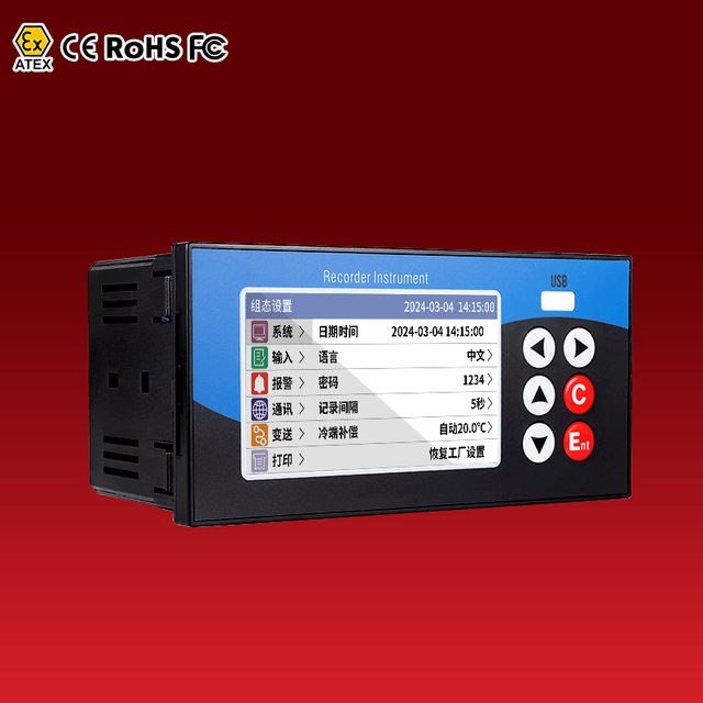 Paperless Recorder Ph Logger Level Logger Electronic Data Logger Pressure Recorder for Hydrotest Paperless Graphic Recorder