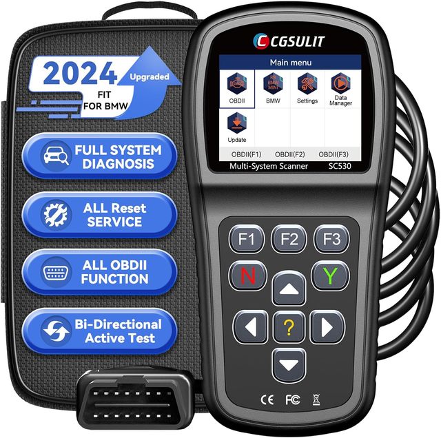 All System Scan Tool Diagnostic Car Scanner with 30+ Maintenance Bi-directional Automotive OBD2 Scanner Code Reader