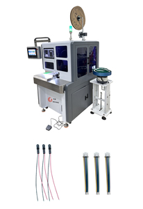 HC-2BT+SK מכונת אוטומציה להכנסת בית לכיווץ מסוף הפשטת חוט רב ליבות - Product Image 3
