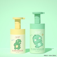 Flacon pompe en mousse de luxe pour hommes, bleu marine, 150 ml/200 ml, en plastique PET, pour savon liquide pour les mains, avec mousse PCR pour l'emballage