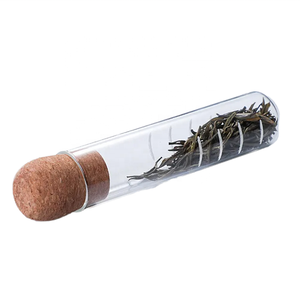 Eco-friendly borosilicato di vetro infusore tubo filtro filtro per il tè <span class=keywords><strong>con</strong></span> coperchio in sughero in legno bicchieri per la preparazione del tè tazze - Product Image 3
