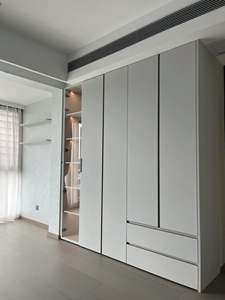 Meubles de chambre à coucher en bois bicolore Design de garde-robe Combinaison de couleurs stratifiées - Product Image 2