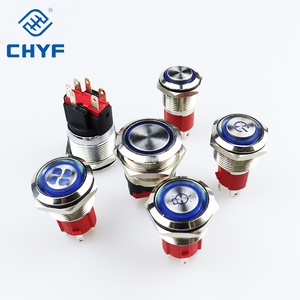 Chyf IP67 không thấm nước 16/19/22 mét kim loại <span class=keywords><strong>push</strong></span> <span class=keywords><strong>button</strong></span> chuyển với Led cao hiện tại 10A/15A 4 pin momentary Chốt chuyển đổi - Product Image 6