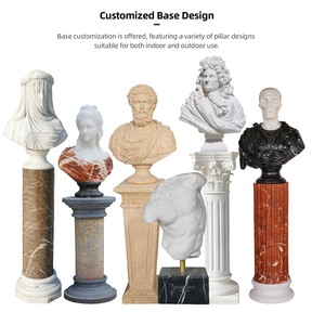 YOUFINE Sculpture de <span class=keywords><strong>Buste</strong></span> de <span class=keywords><strong>Femme</strong></span> <span class=keywords><strong>en</strong></span> <span class=keywords><strong>Marbre</strong></span> Classique Europé<span class=keywords><strong>en</strong></span>, Sculptée à la Main, Tête de <span class=keywords><strong>Femme</strong></span> Antique <span class=keywords><strong>en</strong></span> Pierre pour Hall de Villa, Ornement de Maison - Product Image 5