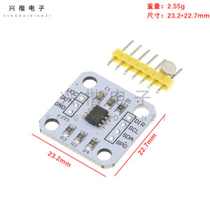 Módulo Codificador Magnético AS5600, Interfaz IIC de 3.3V, Sensor de Ángulo de Alta Precisión de 12 Bits con Imán - Product Image 4