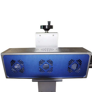 <span class=keywords><strong>Machine</strong></span> à points de marquage laser à fibre métallique portative 30w bureau Galvo Co2 Laser dynamique Rf Tube machines de gravure sur métal - Product Image 4