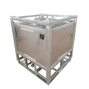 Customize SS304 Stainless Steel Chemical Liquid Dicaprylyl carbonate Storage IBC Tote Tank for Cosmetics