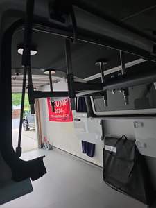 Système en acier inoxydable pour une personne, vente directe, pour un retrait et une installation faciles, pour le toit rigide <span class=keywords><strong>Wrangler</strong></span>, système de levage YJ - Product Image 5