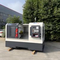 Machine de tournage CNC anti-vibrations FCK50, effet d'usinage de précision, adaptée aux pièces de roulement et de pipeline