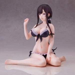 Figura de PVC de Anime Sexy, hermana de <span class=keywords><strong>Chiyo</strong></span> en traje de baño, modelo de secundaria, para decoración de escritorio, con base de péndulo, regalo, juguete sexual - Product Image 3