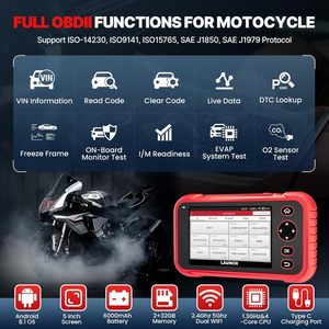 Strumento Diagnostico Professionale per Moto CRP129MT con Monitoraggio Batteria e Assistenza Remota in 11 Lingue - Product Image 6