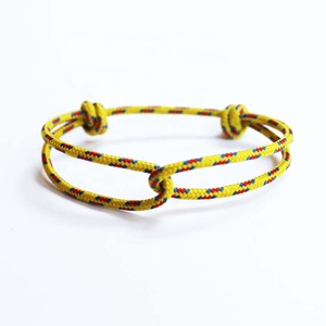 Nuovo Design Braccialetto Regolabile in Corda Paracord Intrecciata a Mano da 2mm con Moschettone in Lega di Zinco 241cm - Product Image 4
