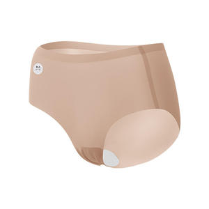 התאמה אישית במפעל, תחתוני נשים ללא תפרים במידות גדולות, סיטונאי, גזרה בינונית, מרימי ישבן, מפשעה ארוכה, נוחים ונושמים. - Product Image 5