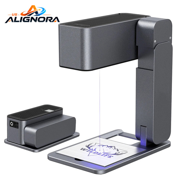 Portable 5W Automatic Desktop CNC Laser Carving Machines Portable Mini DIY High Accuracy Diode Laser Engraver