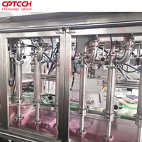 Machine de remplissage de parfum avec suivi et conception de buse de plongée pour bouteille en plastique à grande vitesse avec bouchon de pulvérisation ligne de remplissage