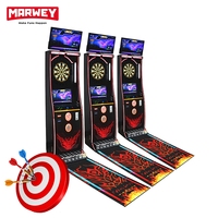 Marwey Commercial Intérieur Jeu de fléchettes électroniques à jetons Machines Sport Fléchettes Board Machine pour les fabricants Vente