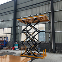 Table élévatrice à ciseaux fixe, plateforme hydraulique robuste avec protection contre les surcharges