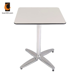 Fabbrica di produzione vendita diretta Design moderno HPL tavolo da pranzo bianco tavolo da pranzo quadrato balcone <span class=keywords><strong>tavolino</strong></span> <span class=keywords><strong>in</strong></span> <span class=keywords><strong>legno</strong></span> - Product Image 6