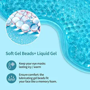 OEM Reusable Cooling Patch Hot Cold Freeze Beads Gel Sleep Eye Mask